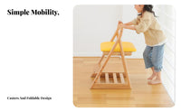 Grows with Your Child Height-Adjustable kid's Seat Stable Base Study Chair Armless Design Learning Stool Multi-Purpose for Children, Students, Preschoolers, Home, Classroom, Playroom, Dining Room