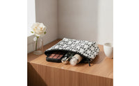 Zippered Toiletry Pouch Gusseted Makeup Pouch Secure Bag Reusable for Daily Use