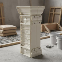 Easy Demolding Roman Column Mold Reusable Balcony Railing Mold Long-Lasting Concrete Pillar Form High-Strength Material for Builders, Contractors, DIY Enthusiasts, Villa Decoration, Outdoor, Garden, Patio