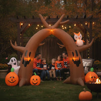 Outdoor Inflatable Spooky Tree Arch Giant Yard Decoration Lighted Decorations Eye-Catching for Pathway