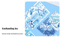 Ice Castle 3D Puzzle Great Gift 3D Castle Puzzle Easy to Assemble Kids' Toy for Children, Adults, Arts and Crafts, Desktop Decoration, School Projects
