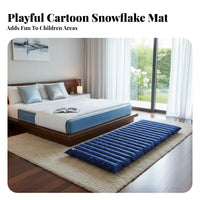 Waterproof Water-Filled Cooling Mat Reusable Summer Sleeping Mat Portable Water Bed Topper Safe Materials for Hot Sleepers, Students, Dorm Room, Office