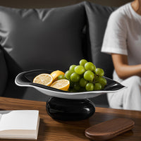 Creative Snack Fruit Tray, Light Luxury Retro Style, Plastic