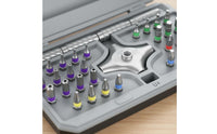 34 in 1 Screwdriver Set Portable Multi Bit Ratchet Screwdriver S2 Steel Bits Multi Tool Servicing Kit for Homeowners, Household Maintenance