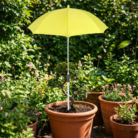 Plant Umbrella with Ground Spike Telescopic Plant Shade Umbrella with Stake Outdoor Lightweight for Gardeners, Flower Beds