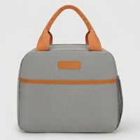 Lunch Box for School Picnic, Insulated Lunch Bags for Women with Oxford Cloth, Portable Picnic Bag and Cool Bag, Food Bag with Exterior Pocket