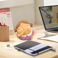Nose Holding Statue Easy to Clean Resin Child Sculpture Quirky Resin Sculpture Small-Sized Size Toilet Topper Decor for Washroom