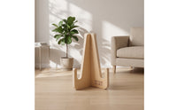 Wooden Stand Freestanding Triangular Stand Natural Wood Compact for Home Gym, Fitness Studio