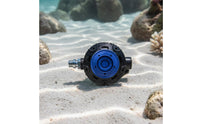 Second Stage Regulator Large Purge Button Dive Breathing Regulator Under-Chin Exhaust System Dive Second Stage for Divers, Underwater