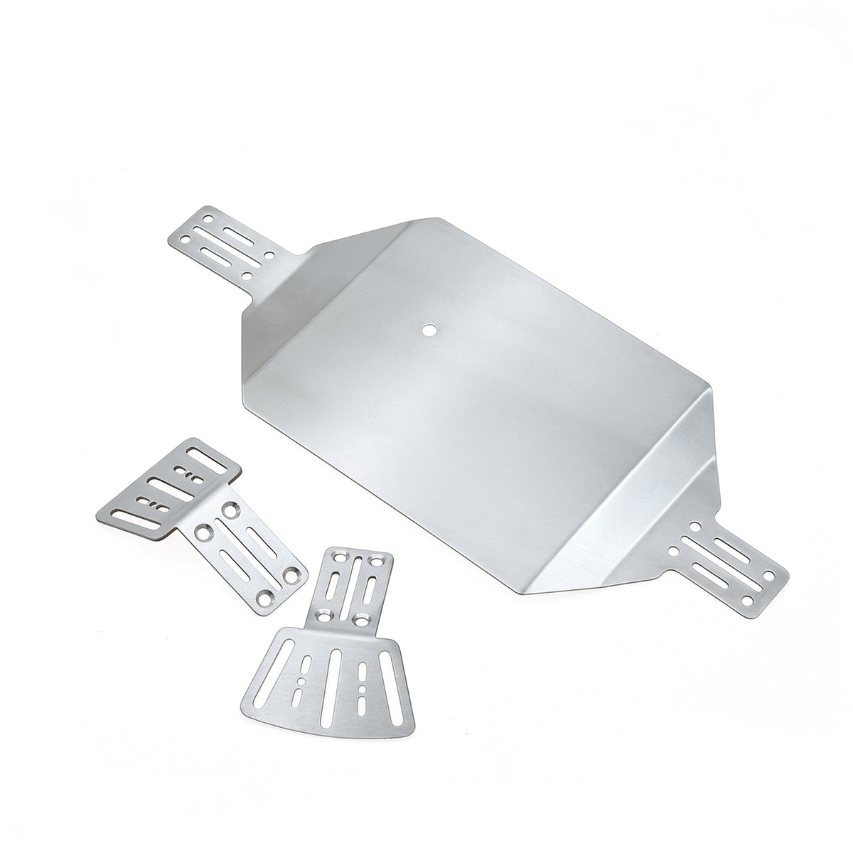 RC Chassis Guard Plate Rust Resistant Chassis Guard Plate with Brackets for Custom Setups