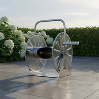 Stainless Steel Hose Reel Easy to Wind Yard Equipment for Car Wash