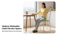 Minimalist Design Padded Seat Metal Chair Modern Design Household Furniture Comfortable Backrest Armless for Homeowners, Restaurant Owners, Event Planners, Dining Room, Hotel, Kitchen, Cafe