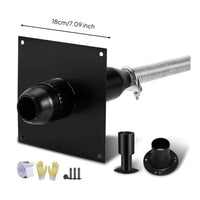 Generator Exhaust Extension Kit Insulated Generator Exhaust Sound Dampener Kit Heat Resistant Power Equipment for Workshop