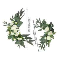Wedding Arch Flower Garland Decorative Wedding Arch Floral Swag Artificial Flower Garland Pre-Assembled for Brides