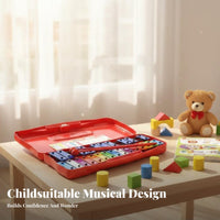 Includes 2 Mallets 25-Note Colorful Kvisuald Instrument Clear Sound Glockenspiel precisely Tuned MetallophA musical instrument for Beginners, Music Students, Kindergarten, courseroom, School, Home Use