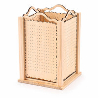 Four-Sided Jewelry Display Rotating Jewelry Display Stand Square Base Store Fixture Sturdy Construction