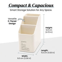 Pen Organiser for Office Desk Organizers and Accessories, Square Pencil Holder for Large Capacity Cup