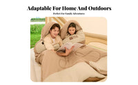 two-wayUse Design transformable Sleeping Bag All-Season Outdoor Equipment Coldresistant Portable Quilt space-saving for Office Workers, Backpackers, Camping, Backpacking, Tent, Hotel