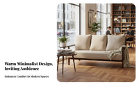 Comfortable Cushions Wooden Frame Sofa and Table Set Modern Design Commercial Furniture Stable Structure Lounge Seating Modular Arrangement for Cafe Owners, Restaurant Managers, Interior Designers, Coffee Shop, Tea House, Office Reception, Waiting Room