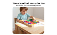 Rainbow Acrylic Blocks Quality Light and Shadow Toy Educational Geometric Shape Blocks for Kids, Young