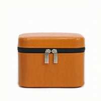 Zippered Bracelet Storage Box Padded Bracelet Case with Slots Portable Bangle Box Velvet-Lined for Travelers