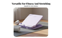 Foldable Folding Leg Stretcher Non-Slip Surface Portable Calf Stretcher Heavy Duty for Stretching Practitioners, Beginners, Home Gym, Office
