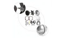 Water Pump Repair Kit Marine Water Pump Kit with Housing Outboard Stern Drive for Boat Owners, Engine Maintenance