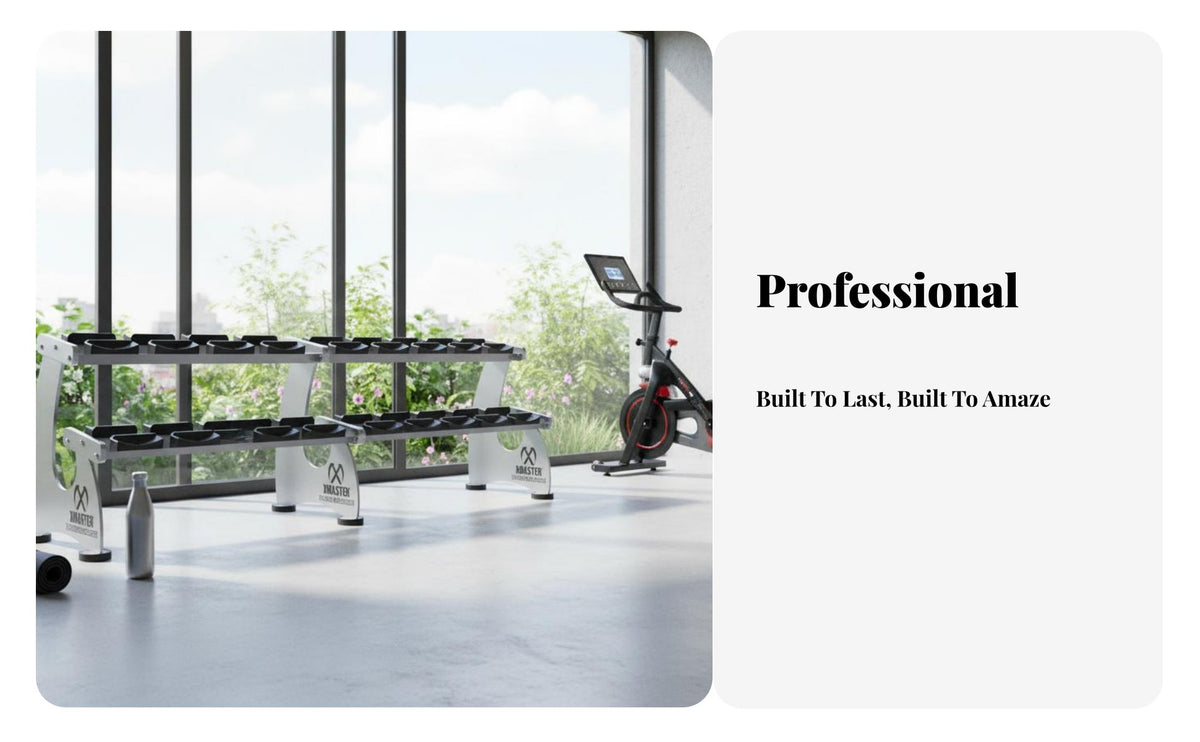 Dumbbell Rack Stable & Sturdy Design Dumbbell Storage Stand Commercial Grade Steel Weight Holder for Home Gym Users