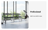 Dumbbell Rack Stable & Sturdy Design Dumbbell Storage Stand Commercial Grade Steel Weight Holder for Home Gym Users