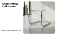 Slotted Chrome Chair Base Frame High Load Capacity Cylindrical Steel Chair Frame Easy to Install