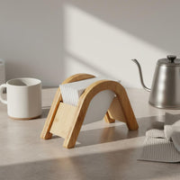 V-Shape Coffee Strainer Holder Easy Access Pour over Strainer Holder Pour-over Papers Storage Rack for Baristas, Cafe