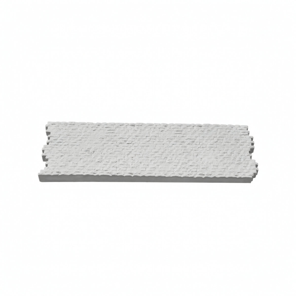 Model Railway Wall with Brick Texture Realistic Gypsum Wall Piece for Crafters, Hobbyists
