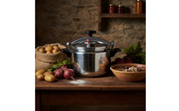 Aluminum Pressure Pot Pressure-Safe-Resistant Stovetop Pressure Pot Cookware Safety Locking Lid Kitchenware Multi-Functional