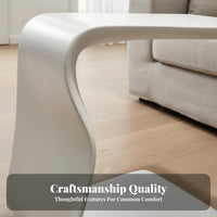 Nordic design C-Shaped Side Table Minimalist Design C-Shaped Couch Table Space-Saving Household Furniture multipurpose Use for Apartment Dwellers, Home Workers, Students, Living Room, Bedroom, Small Spaces, Balcony