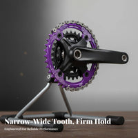 104BCD Single Chain Sprocket Anti-Chain Drop 104 BCD Chain Sprocket CNC Machined for XC Cyclist S, Cyclists, Unpaved Terrain Biking, Trail Riding