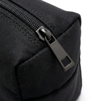 Letter Print Nylon Cosmetic Bag for Women, Mini Makeup Organiser with Zipper, Lightweight Travel Toiletry Pouch for Daily Use