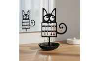 Earring Tree Organizer Space-Saving Earring Display Stand Easy to See Cat Jewelry Stand Dressing Table, Desktop
