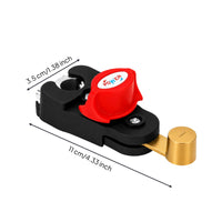 Battery Disconnect Switch Compact Battery Cut off Switch 12V/24V Pure Copper for Cars, RVs