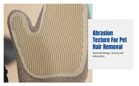 Pet Hair Cleaning Glove, Double-Sided Grooming Brush, Shedding Mitt, Random Color