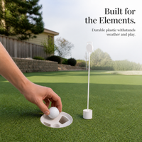 PGM Golf Putting Green Flagstick and Hole Cup Set
