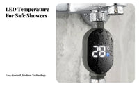 Infant Bath Thermometer Instant Digital Shower Thermometer Water Resistant Shower Water Temperature Gauge for Infants, Parents, Bathtub, Kitchen Sink
