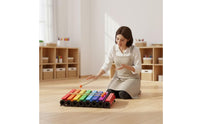 Glockenspiel with Carry Case Color-Coded Xylophone with Mallets Well-Tuned for Beginners, Teachers, Music Lessons, Classroom