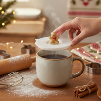 Universal Silicone Mug Lid with Dustproof Seal and Heat Resistance