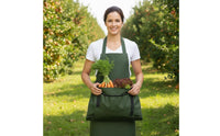 Harvesting Apron Waterproof Gathering Apron Bottom Releasing Pouch Fruit Picking Bag for Farmers, Gardeners