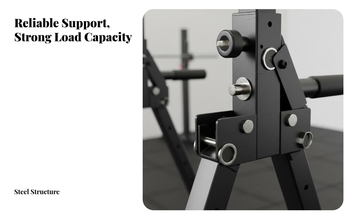 Heavy Duty Freestanding Pull-up Bar Stable Triangular Structure Standalone Standing Pull Up Bar High Weight Capacity Multifunctional Exercise Rack Multiple Grip Positions for Family, Kids, Garage Gym