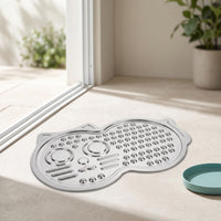 Lick Mat with Suction Cups Metal Pet Lick Mat Anti-Slip for Dogs
