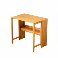 Space-Saving Foldable Computer Desk Portable Small Folding Desk Installationcomplimentary Writing Table Easy Assembly for telecommuting Workers, Apartment Dwellers, Hobbyists, Home Office, Bedroom, Dorm Room, RV journey