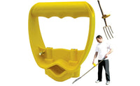 Labor-Saving Ergonomic Shovel Handle Universal Fit Adjustable Shovel Handle Easy to Install Back Saver Grip for Gardeners, Yard Workers, Gardening, Outdoor Work