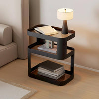 Space-Saving 2-Tier Nightstand Creamy aesthetic 2-Tier Accent Table Minimalist Design Home Furnishing adaptable Use for Apartment Dwellers, Interior Decorators, Bedroom, Small Spaces, Dorm Room, Entryway