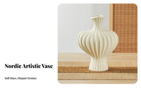 Nordic Design Vase Elegant Design Natural Simplicity Vase Artistic Shape